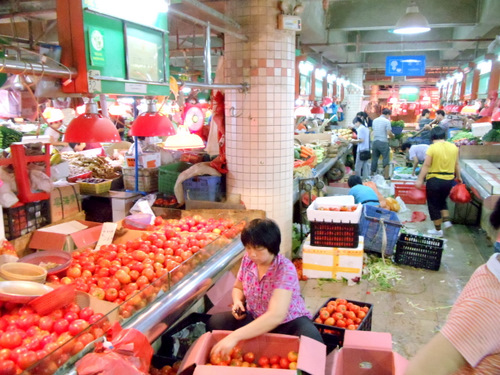 Tomatoes and Vegetables.